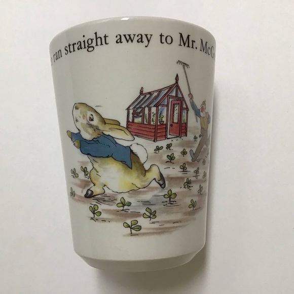 Wedgwood Beatrix Potter Peter Rabbit Porcelain Mug Child Cup England #33 Vintage - Picture 2 of 11